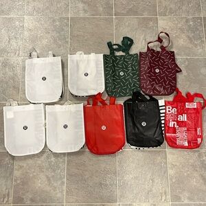 Lululemon Small Reuseable Bags (set of 9!)